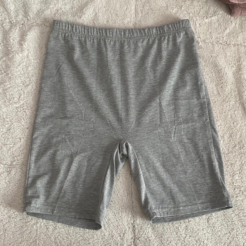 Gray Bike Shorts